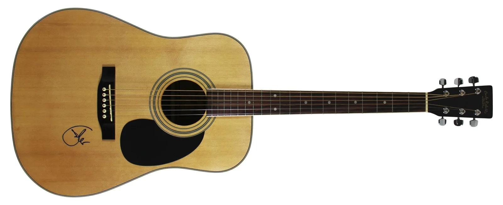Eric Clapton — Eric Clapton Cream Authentic Signed Carlo Robelli Acoustic Guitar PSA #Y03953, image 2