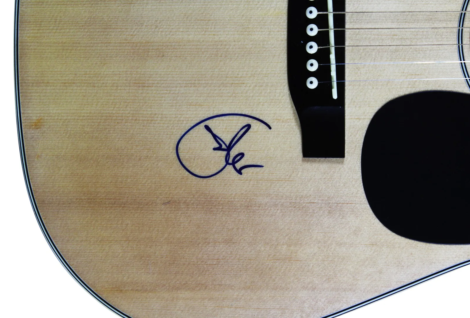 Eric Clapton — Eric Clapton Cream Authentic Signed Carlo Robelli Acoustic Guitar PSA #Y03953, image 3