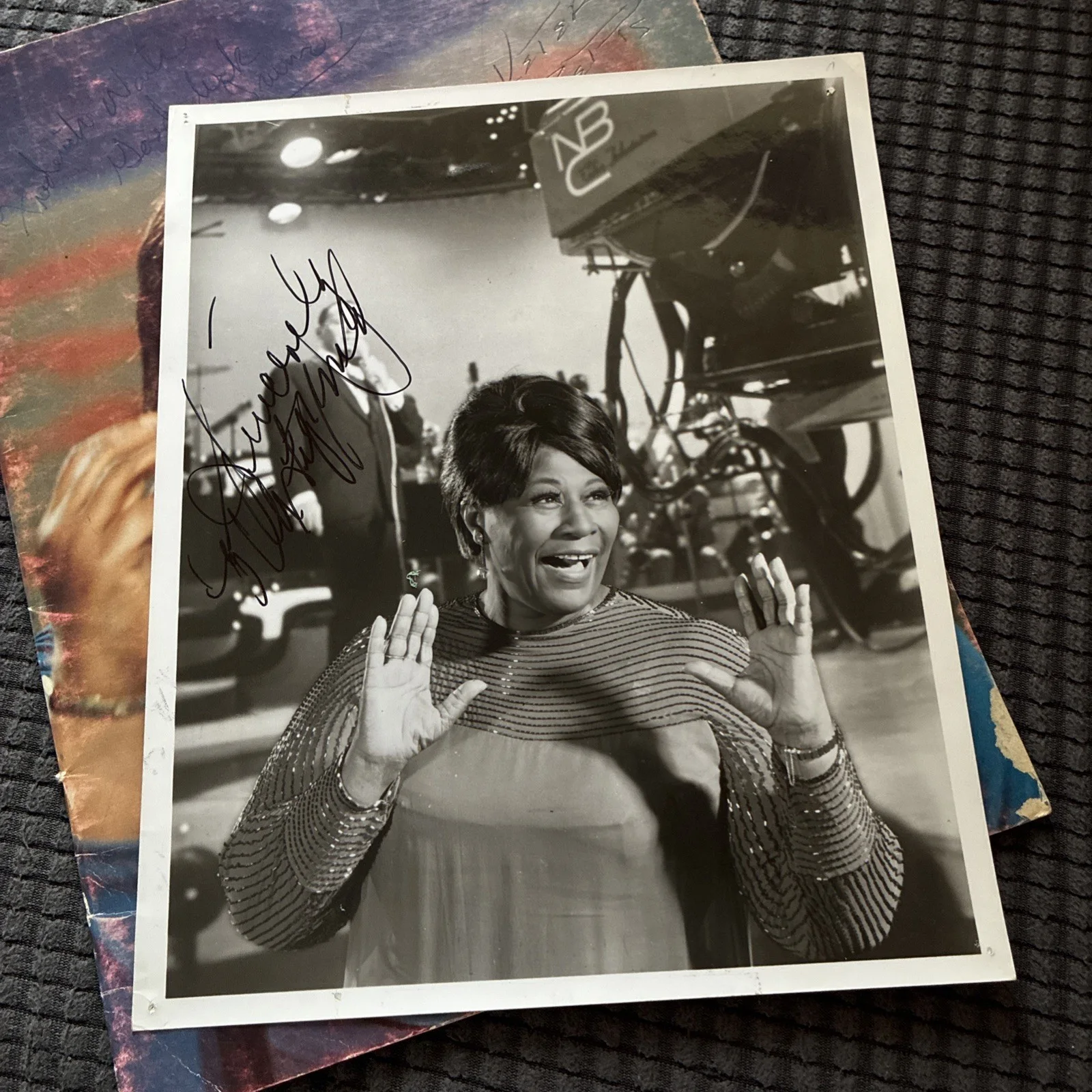 Vintage Ella Fitzgerald Concert Program And Photo Signed, image 5