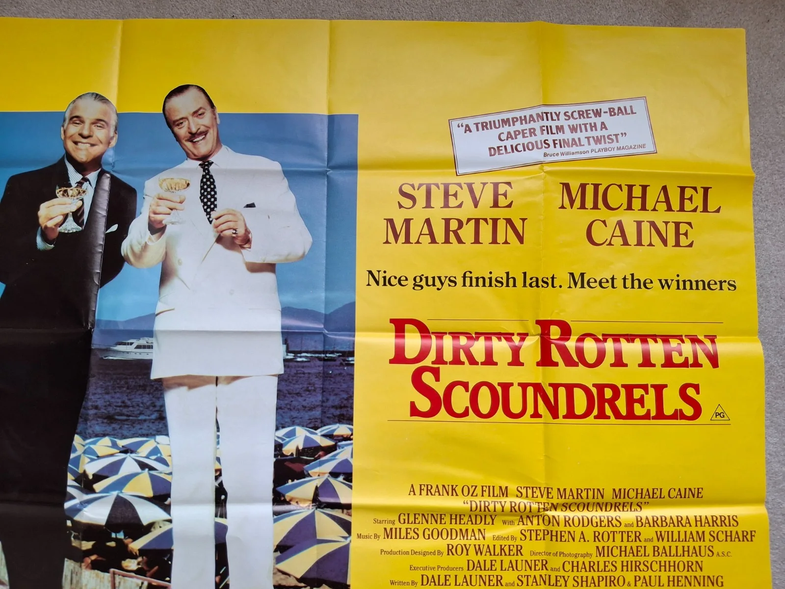 Dirty Rotten Scoundrels Rare & Original Film Cinema Movie Quad Poster, изображение 4