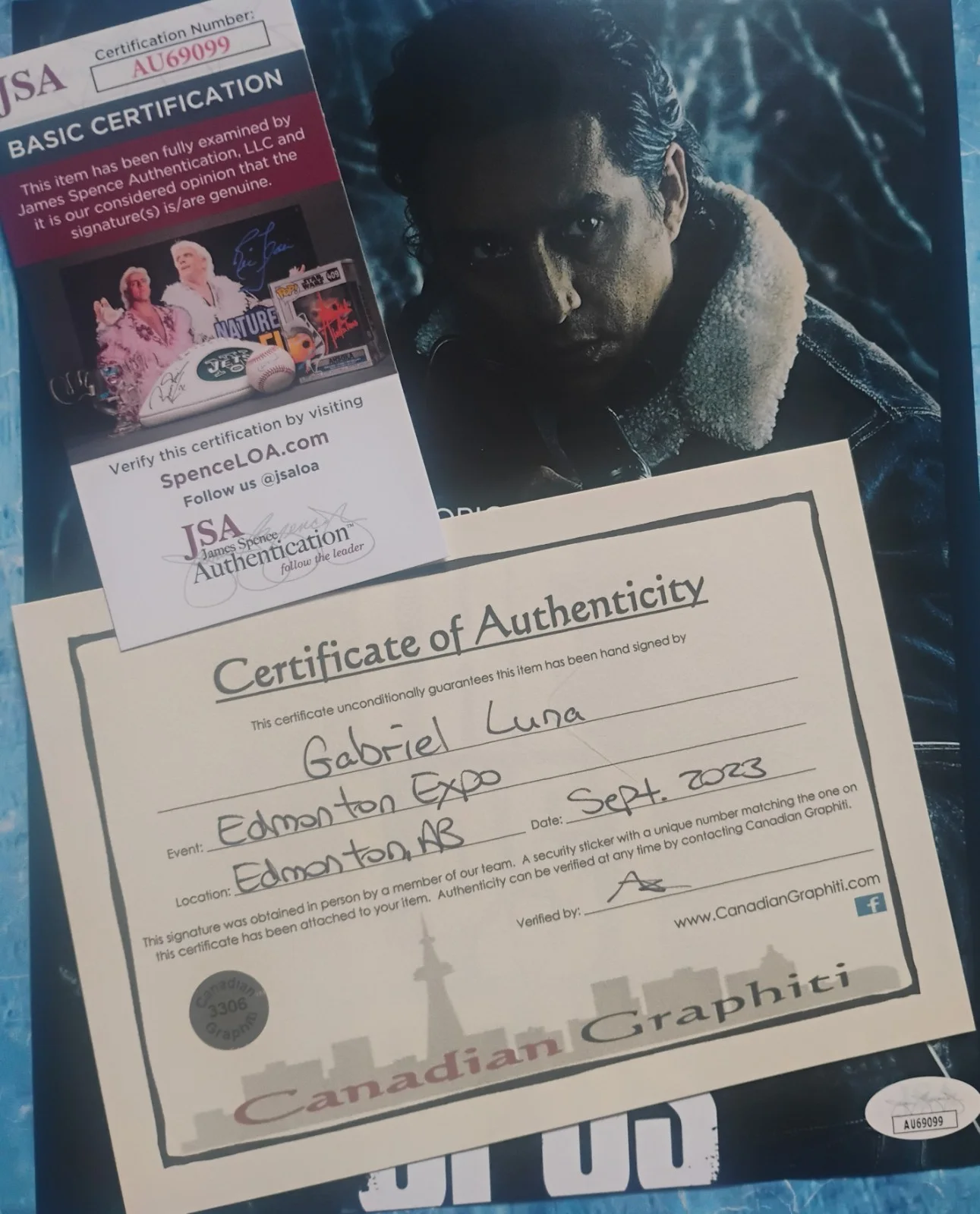 Gabriel Luna Hand Signed 8x10 Photo JSA COA The Last Of Us NO US TARIFFS, image 4