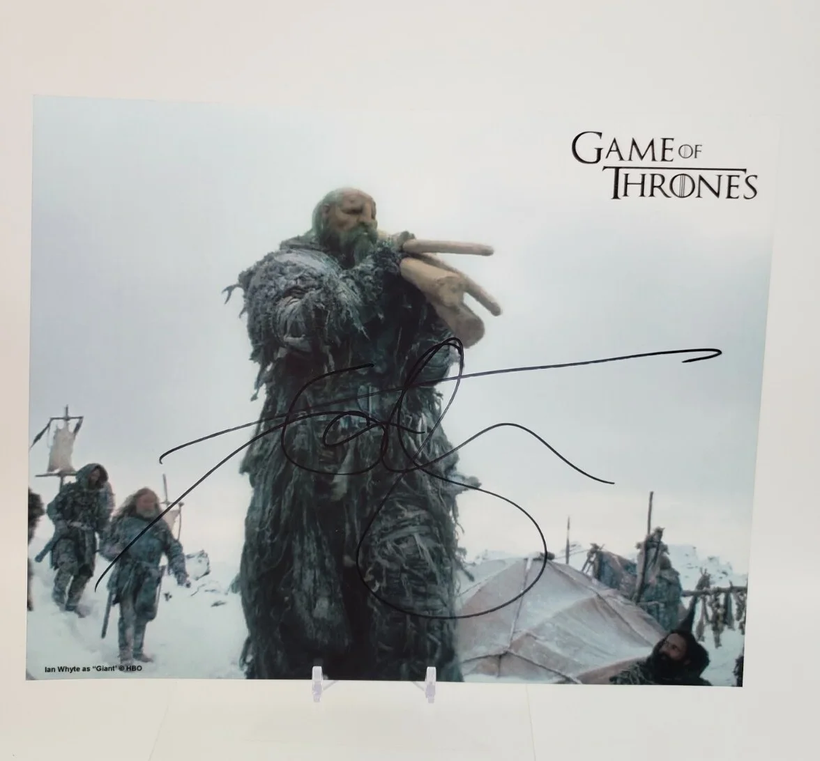 Ian Whyte — Ian Whyte Rare! Signed Autographed Game of Thrones 8x10 Photo Auto