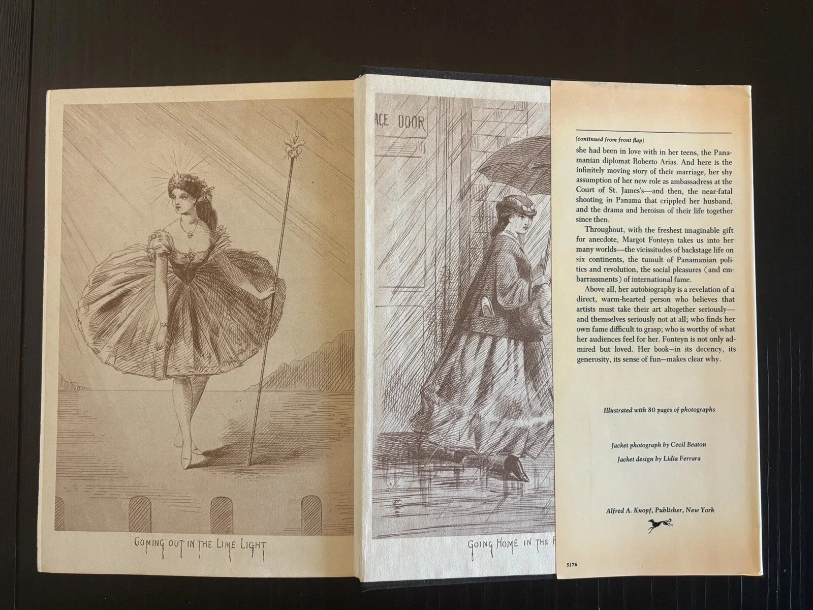 Ballet ballerina Margot Fonteyn SIGNED Autographed Book 1976 Dancing Swan Lake, изображение 3
