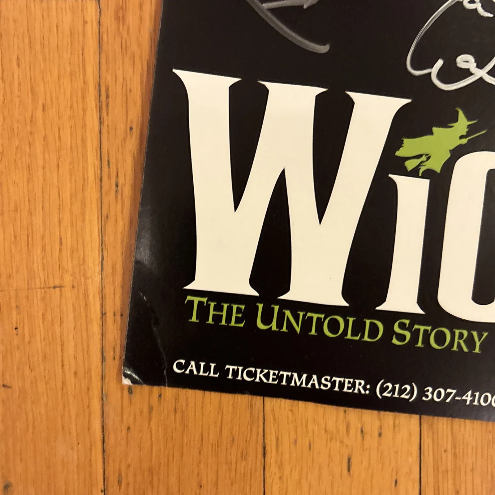 Many Signatures — Wicked The Musical OFFICIAL BROADWAY POSTER Autographed Signed Rare, image 4