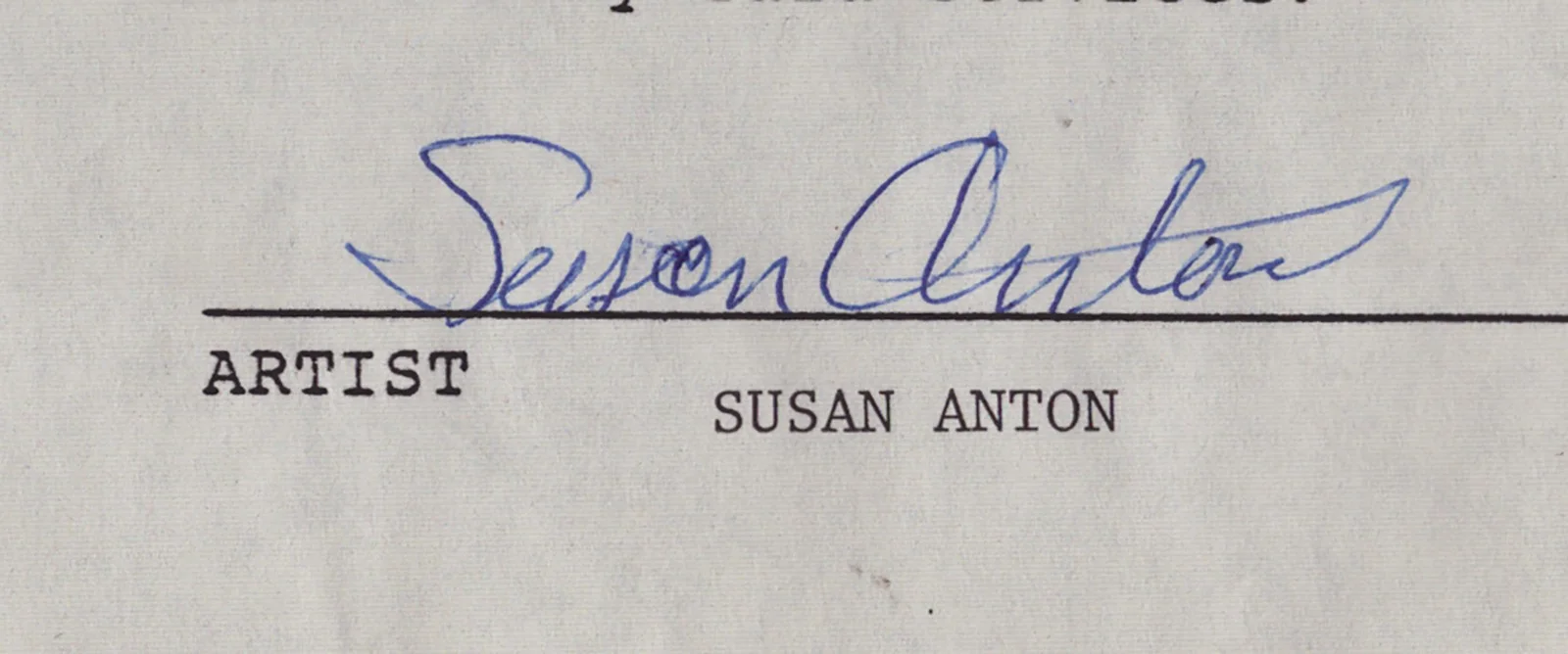 Susan Anton — SUSAN ANTON - CONTRACT SIGNED 01/23/1987, image 3