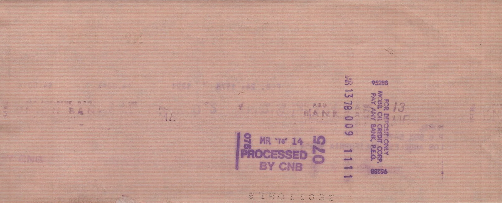 Charlton Heston — CHARLTON HESTON - AUTOGRAPHED SIGNED CHECK 02/24/1978, image 3