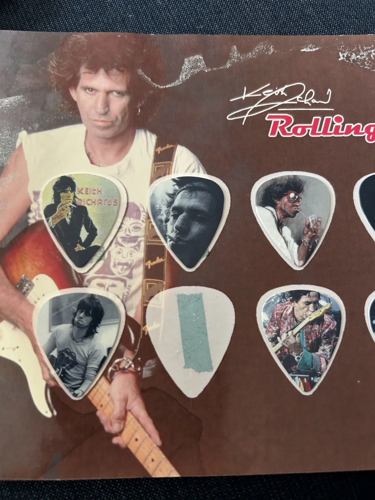 Keith Richards, Rolling Stones, Classic Set 31, Guitar Picks, image 2