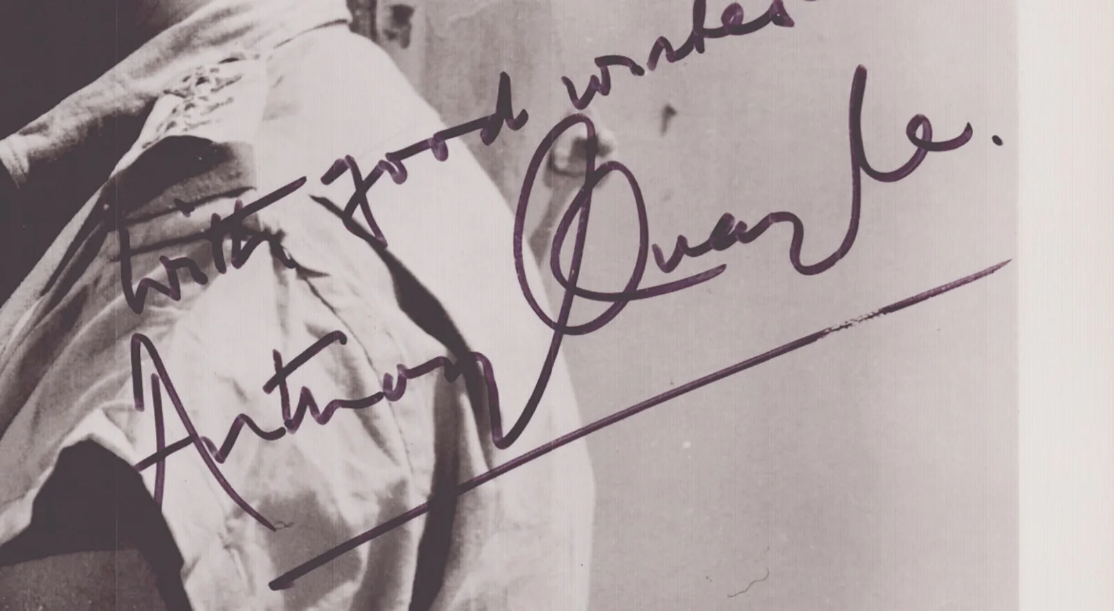 Desert Attack Moivie Cast, Anthony Quayle, Sylvia Syms — DESERT ATTACK MOIVIE CAST - PRINTED PHOTOGRAPH SIGNED IN INK WITH CO-SIGNERS, image 2