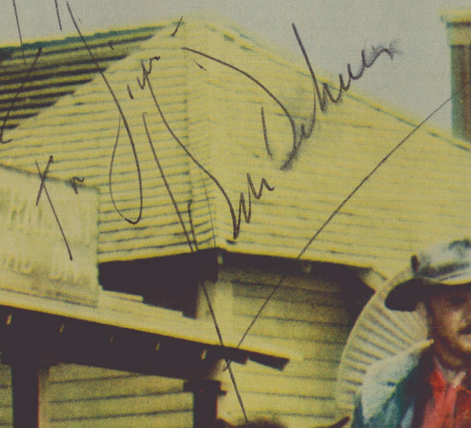 Noah Beery Jr, John Dehner — THE FASTEST GUN ALIVE MOVIE CAST - INSCRIBED LOBBY CARD SIGNED 12/08/1988, изображение 3