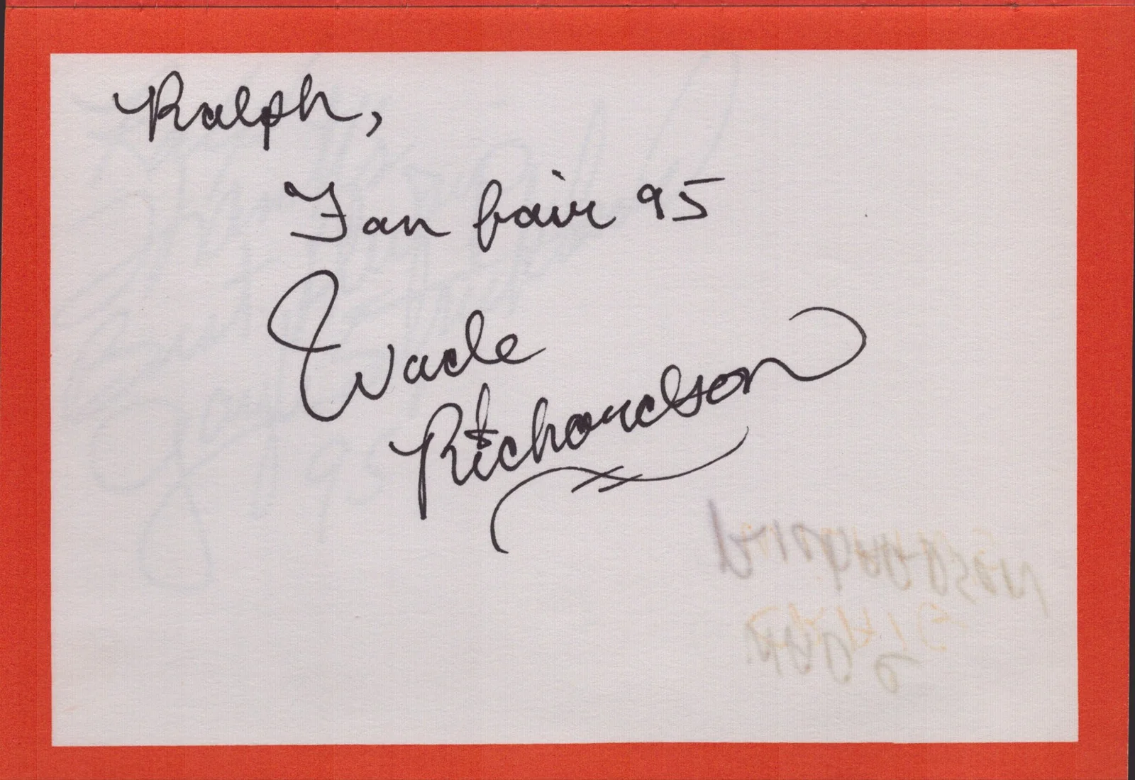 Storm Seymour, Lana Anderson, Dan Roy, Roxanne Nicole — STORM SEYMOUR - AUTOGRAPH ALBUM SIGNED 1995 WITH CO-SIGNERS, image 4