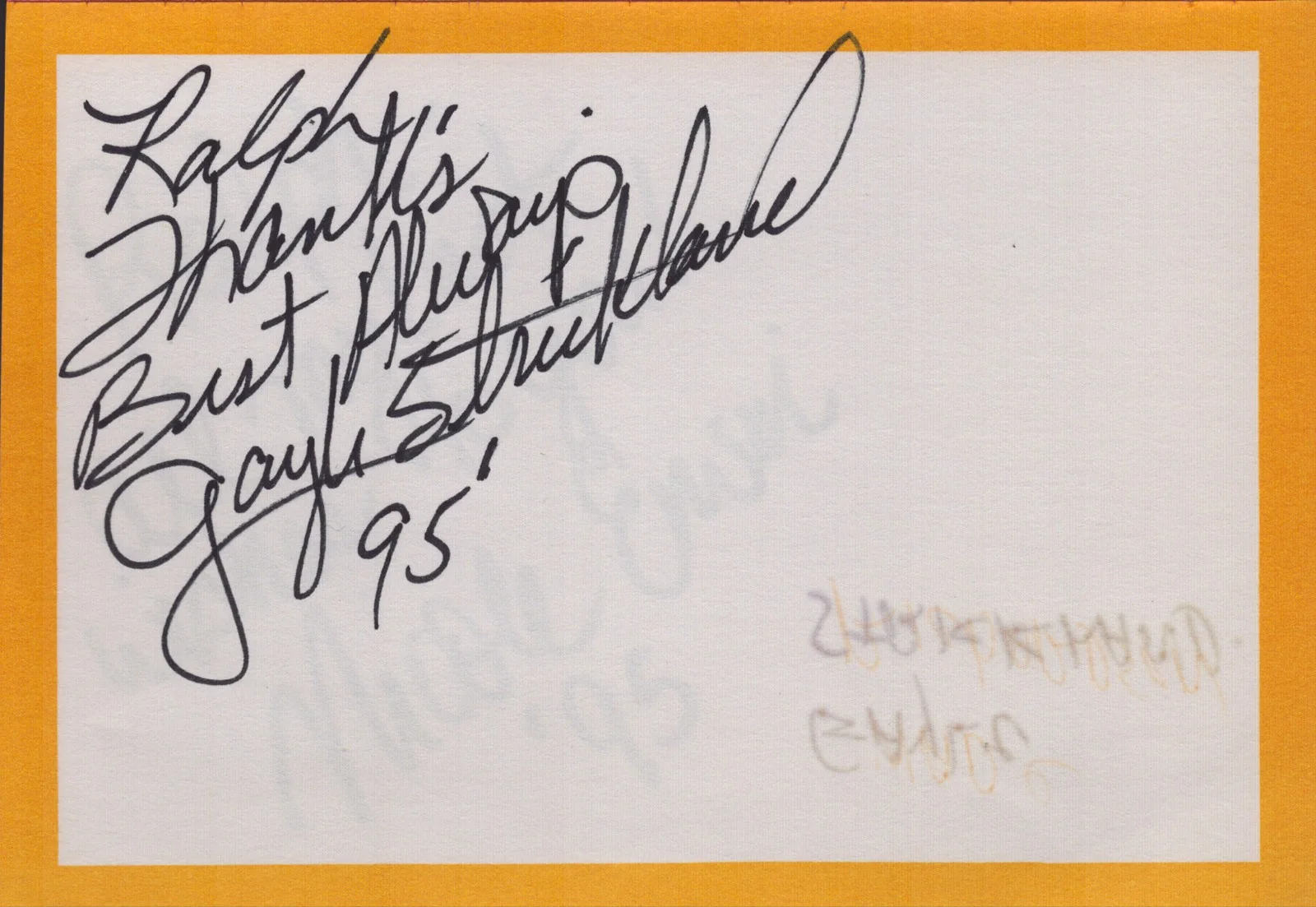 Storm Seymour, Lana Anderson, Dan Roy, Roxanne Nicole — STORM SEYMOUR - AUTOGRAPH ALBUM SIGNED 1995 WITH CO-SIGNERS, image 5