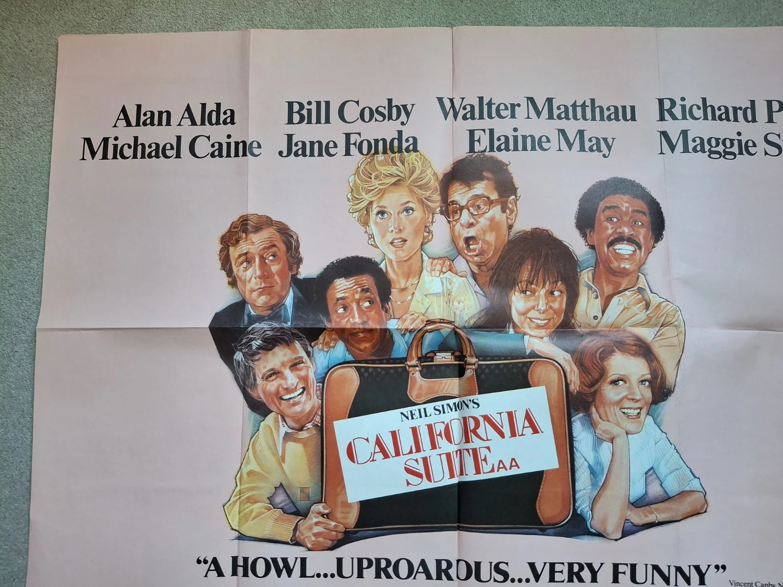 California Suite Adventure Rare & Original UK Quad Film Cinema Movie Poster, изображение 2