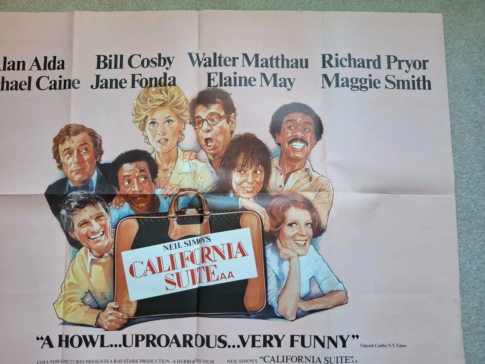 California Suite Adventure Rare & Original UK Quad Film Cinema Movie Poster, изображение 3