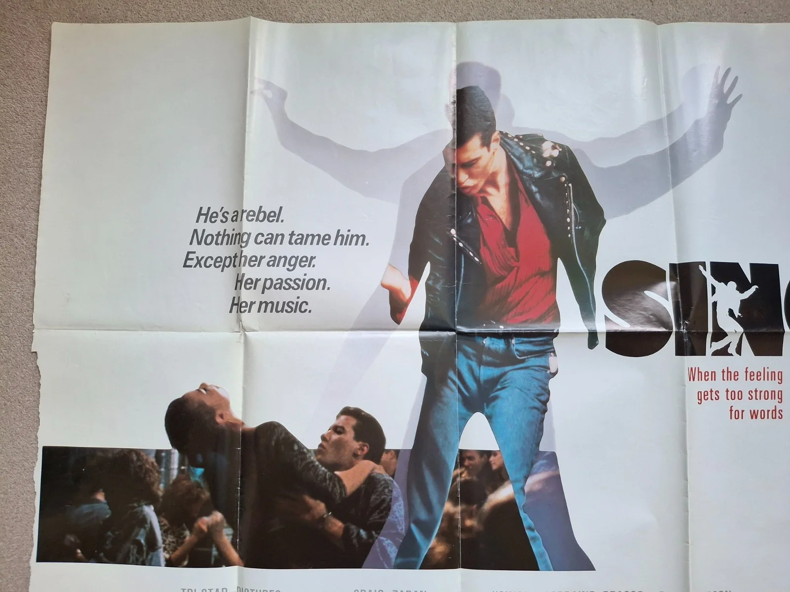 Sing Rare & Original Quad Film Cinema Movie Poster Lorraine Bracco, Peter Dobson, изображение 2