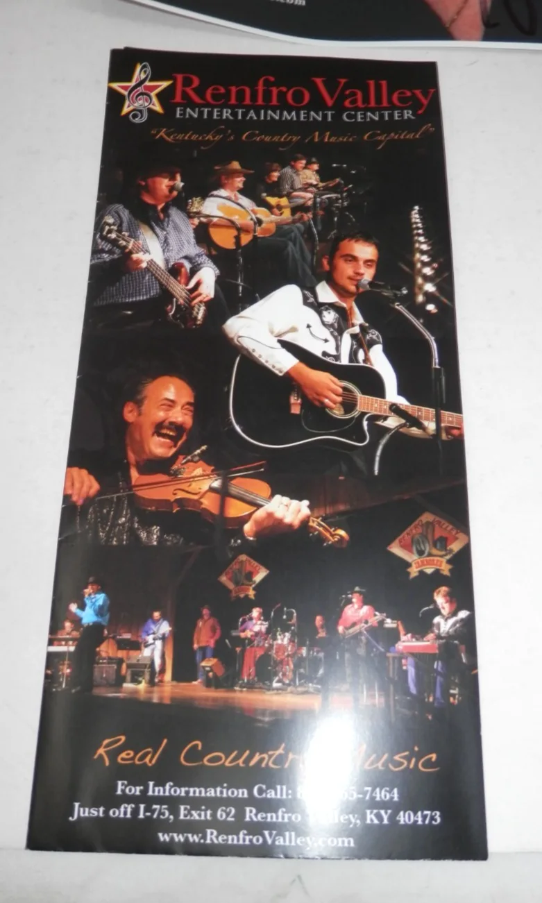 Gary Puckett Signed Phot + BJ Thomas Renfro Valley KY 2011 Concert w/Ticket Stub, image 4