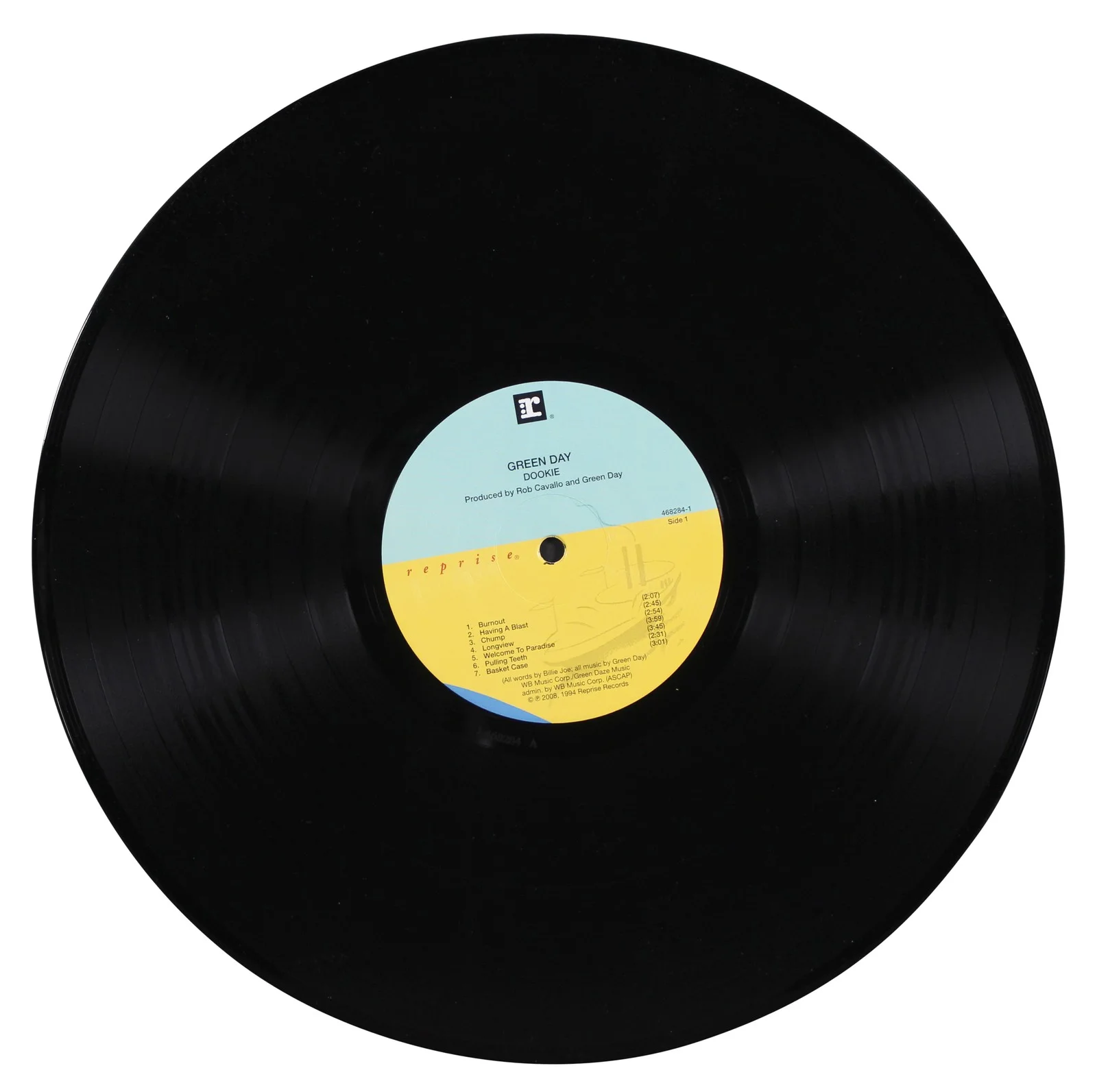 Billie Joe Armstrong, Mike Dirnt, Tre Cool — Green Day (3) Armstrong, Dirnt & Cool Signed Dookie Album Cover W/ Vinyl BAS, изображение 5