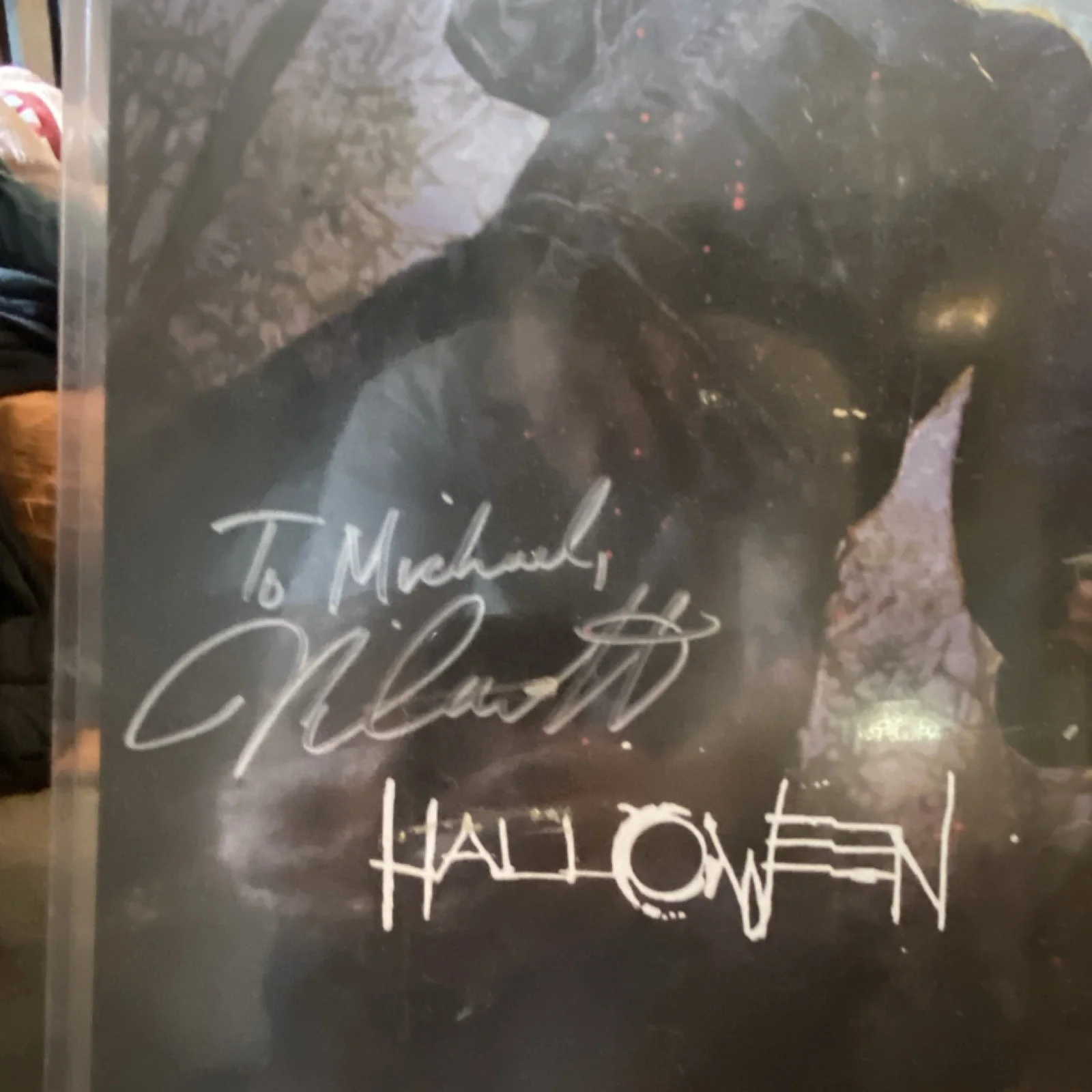 Halloween Original Poster Autographed Signed Movie Memorabilia, image 2