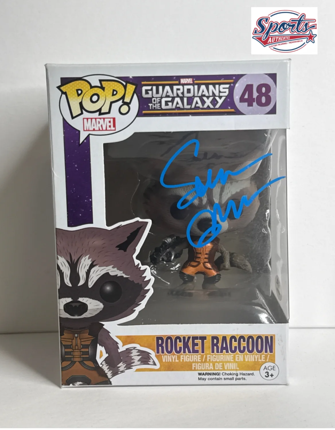 Sean Gunn — Sean Gunn Signed Rocket Raccoon Guardians Of The Galaxy #48 PSA AQ69196