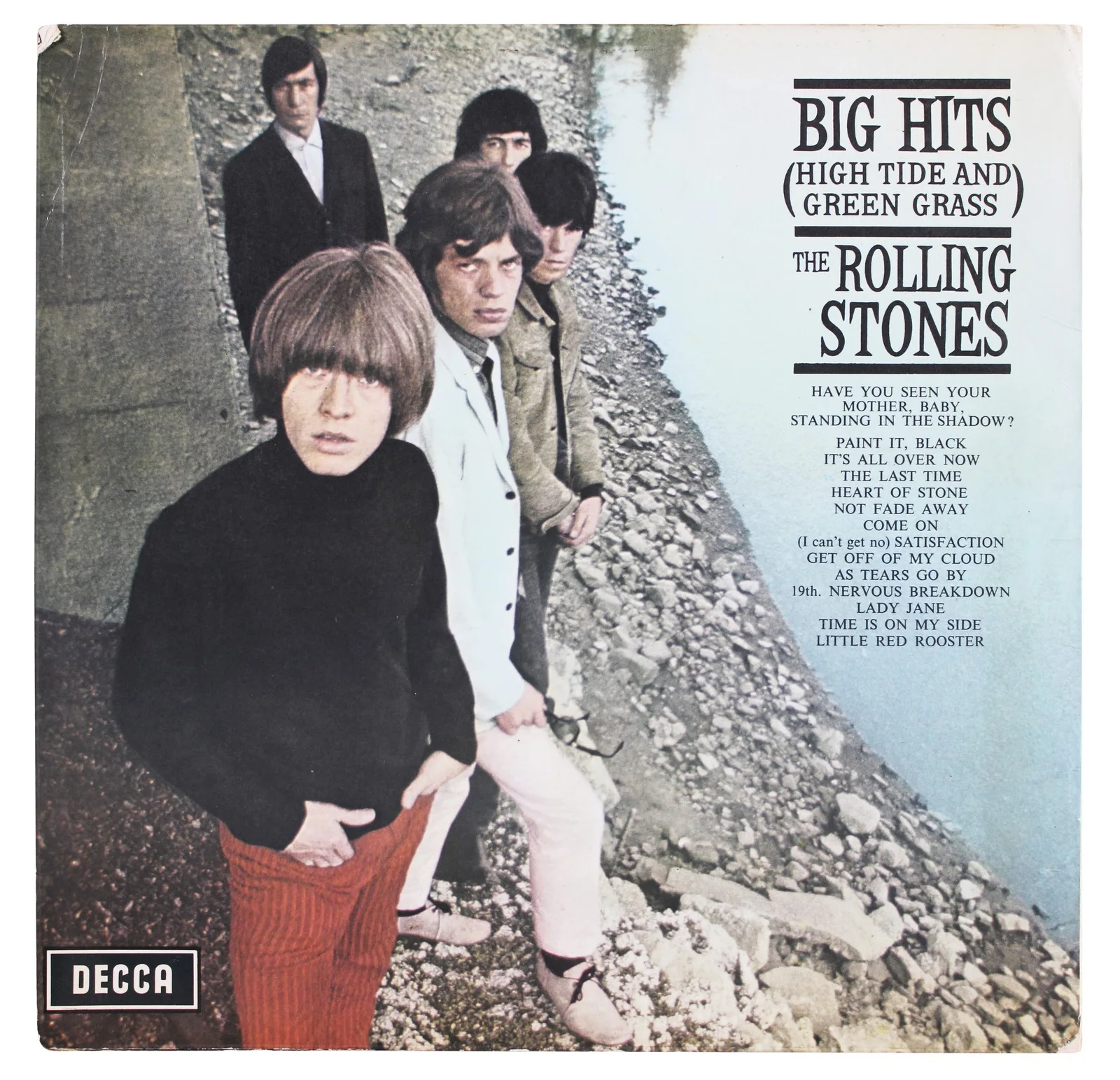 Mick Jagger, Keith Richards, Brian Jones, Charlie Watts, Bill Wy — Rolling Stones (5) Jagger, Richards, Jones +2 Signed Big Hits Album JSA #YY86757, изображение 5