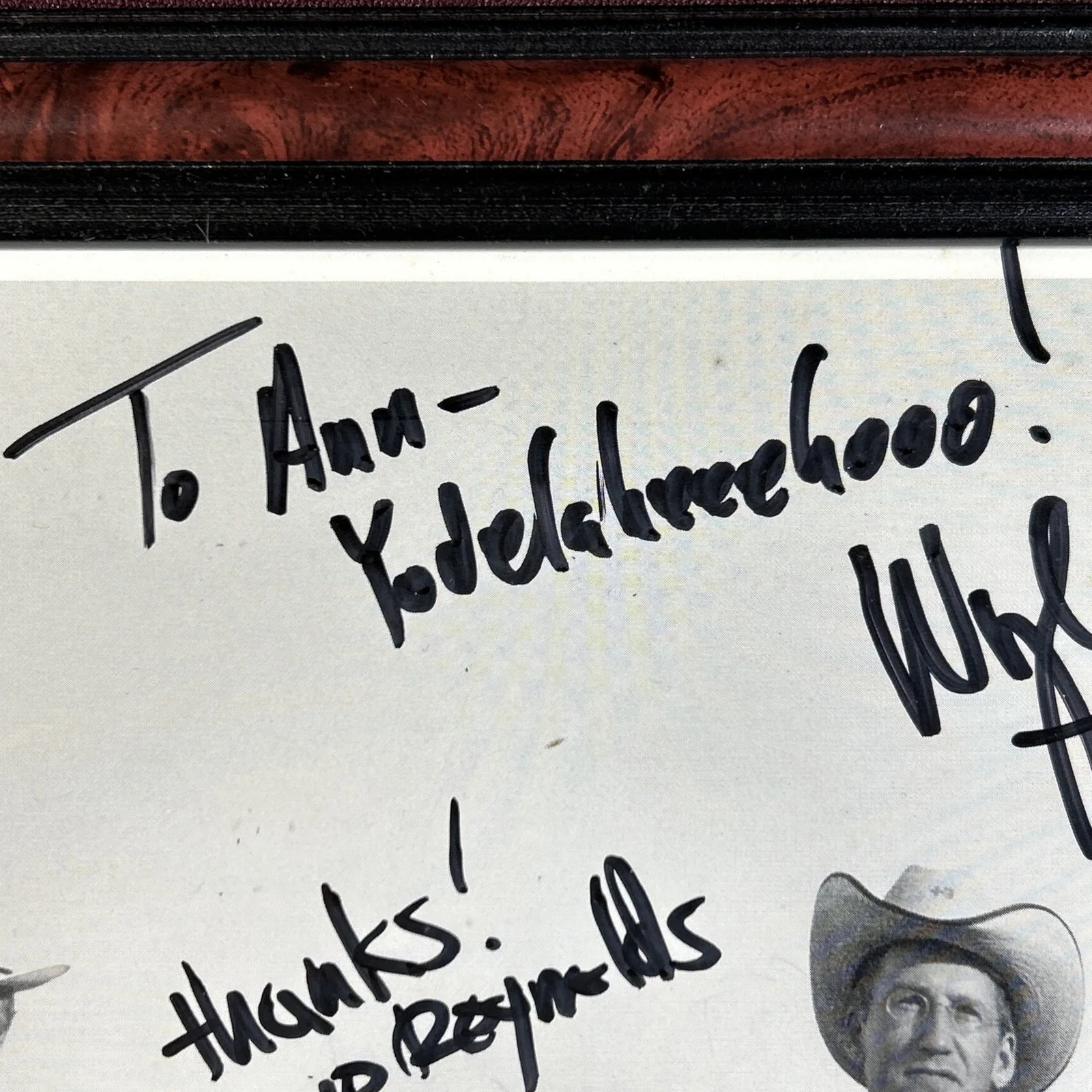 See pictures — Wylie & The Wild West Show Signed 8x10 Photo 1999 Headshot Classics television, изображение 5