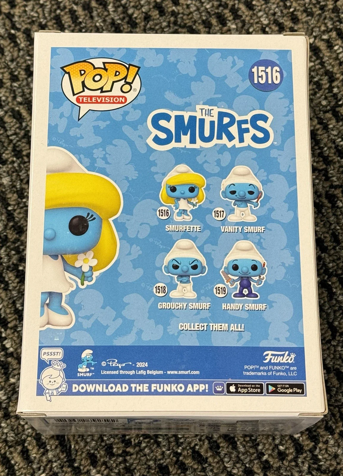 Rihanna Signed Autograph #1516 Smurfette Funko Pop PSA/DNA Authenticated, изображение 3