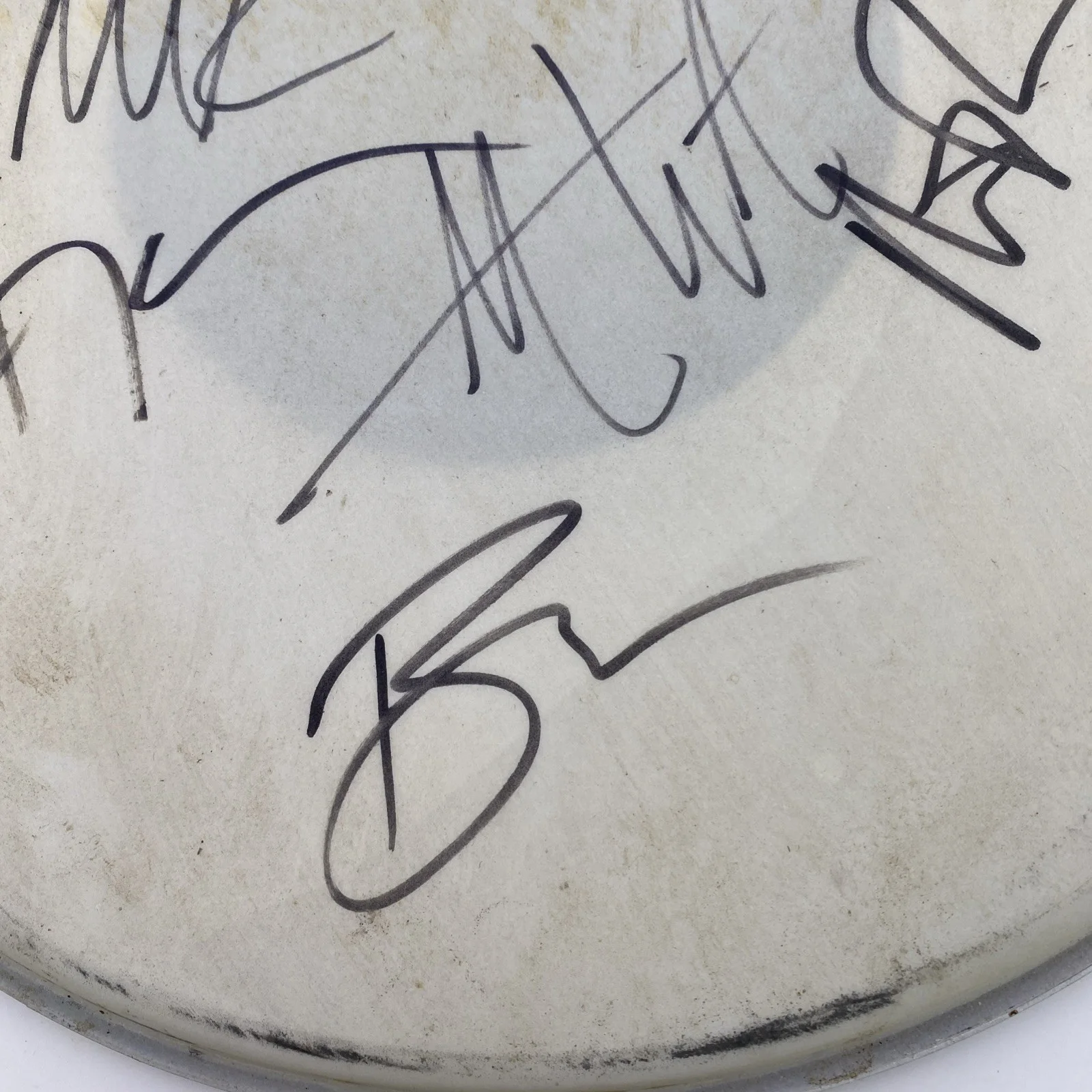 AUTOGRAPHED - Hinder (Rock Band) Drum Head, image 5