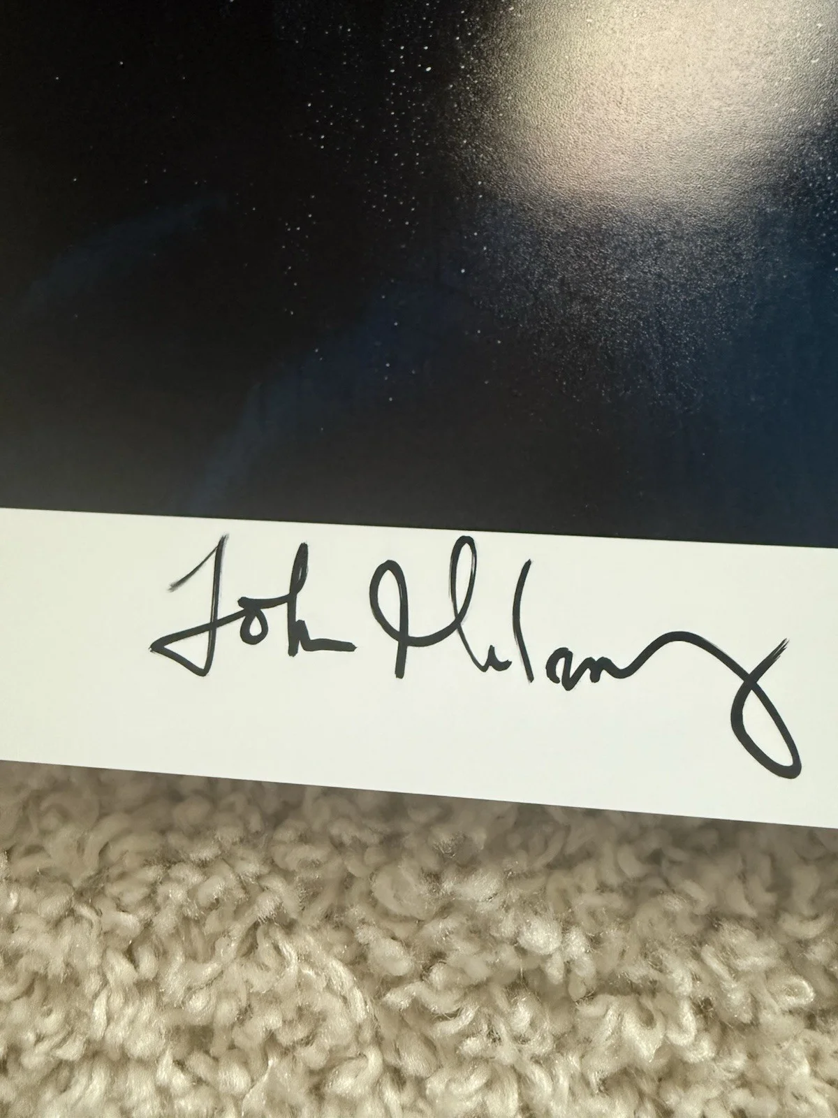 John Mulaney Mary Ellen Matthews Signed Poster SNL Auto Rare! 13”x19” COA, image 2