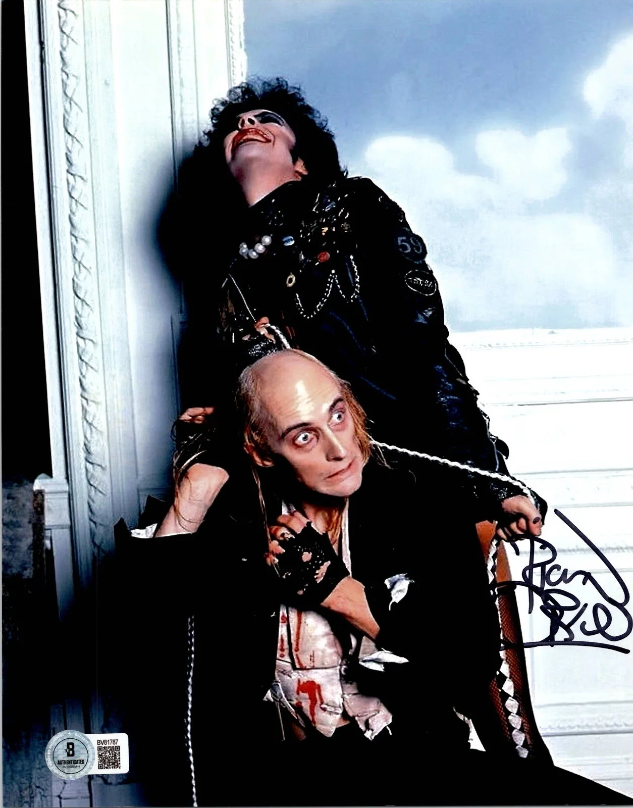 Richard O'Brien — RICHARD O'BRIEN SIGNED AUTOGRAPH 8X10 PHOTO ROCKY HORROR SHOW BECKETT BAS COA