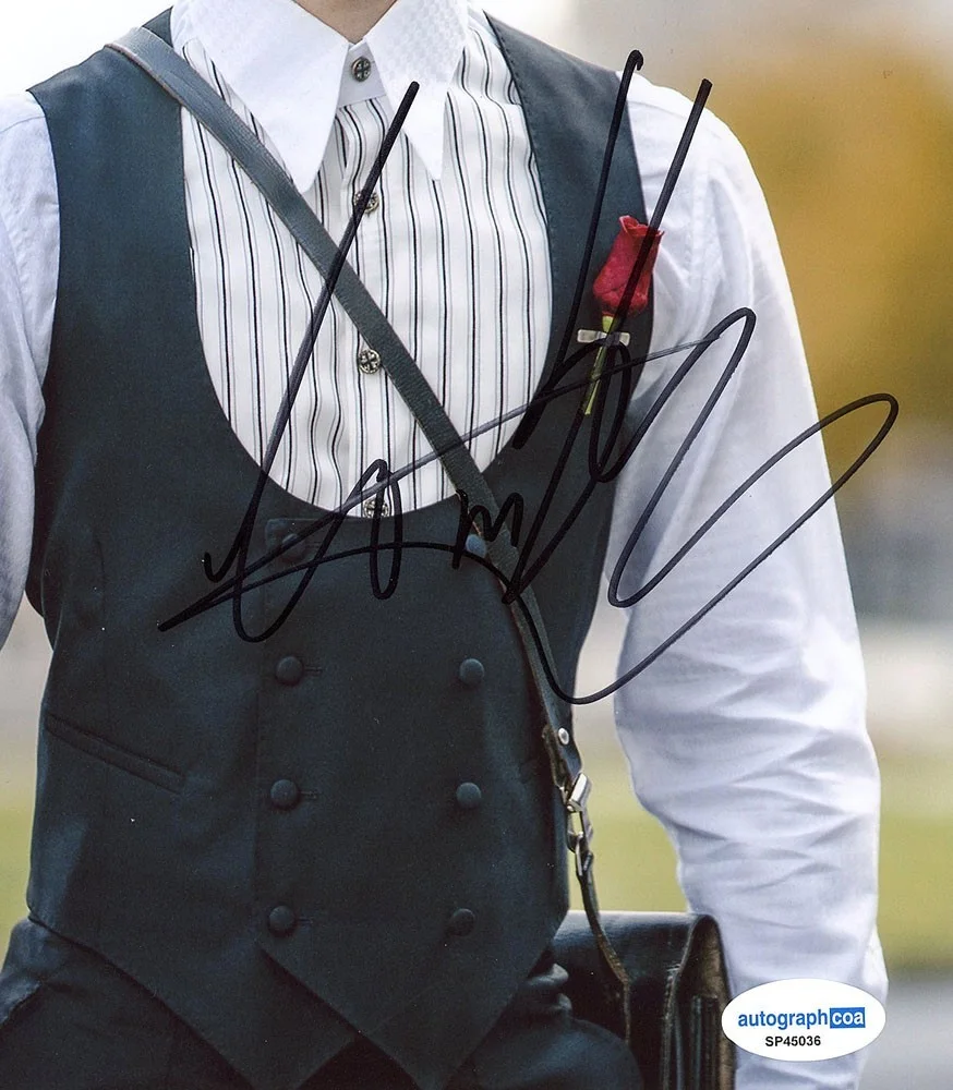 Tom Blyth — Tom Blyth signed "THE HUNGER GAMES" 8x10 Photo AUTO a Coriolanus Snow ACOA COA, image 4