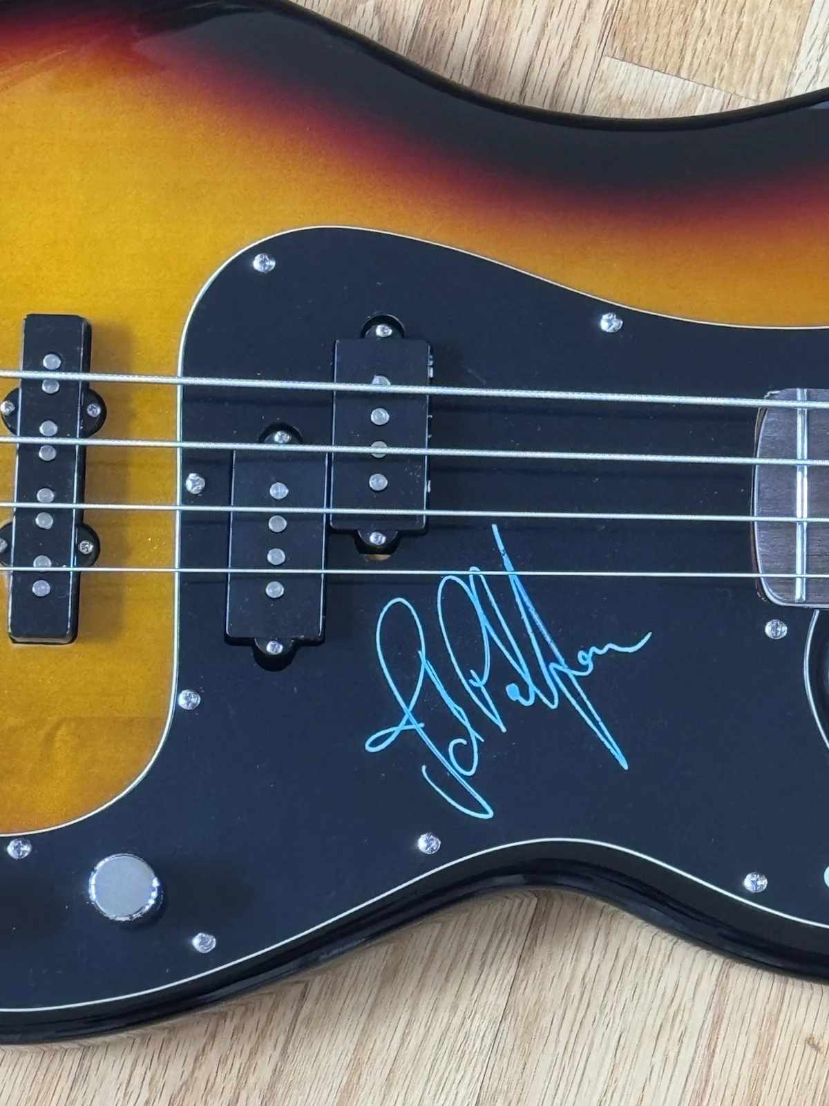 John Paul Jones Led Zeppelin Signed Fender Precision Bass Guitar JSA LOA, image 3
