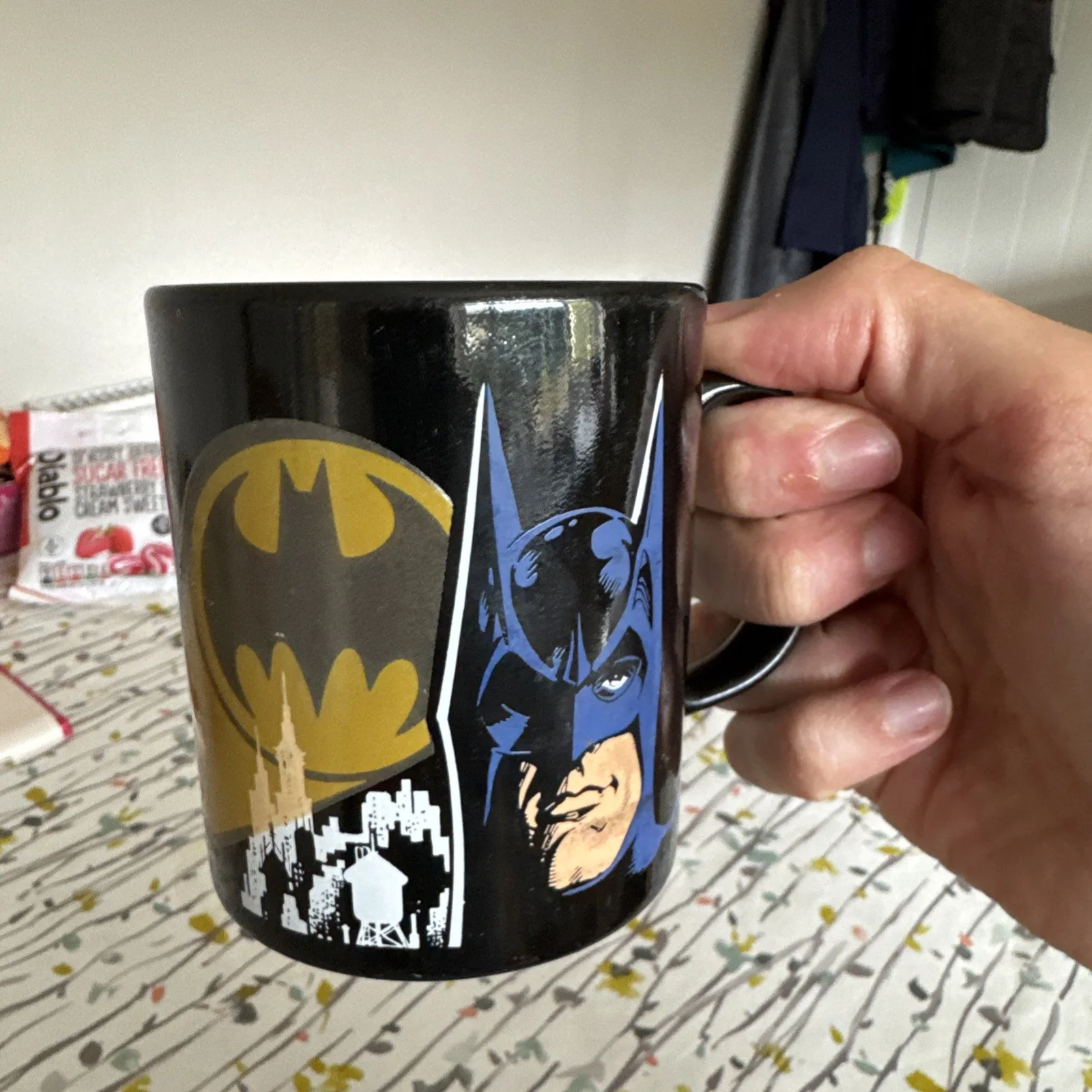 Batman And Robin Vintage 1997 Staffordshire Tableware Mug Collectable Coffee Cup, изображение 3
