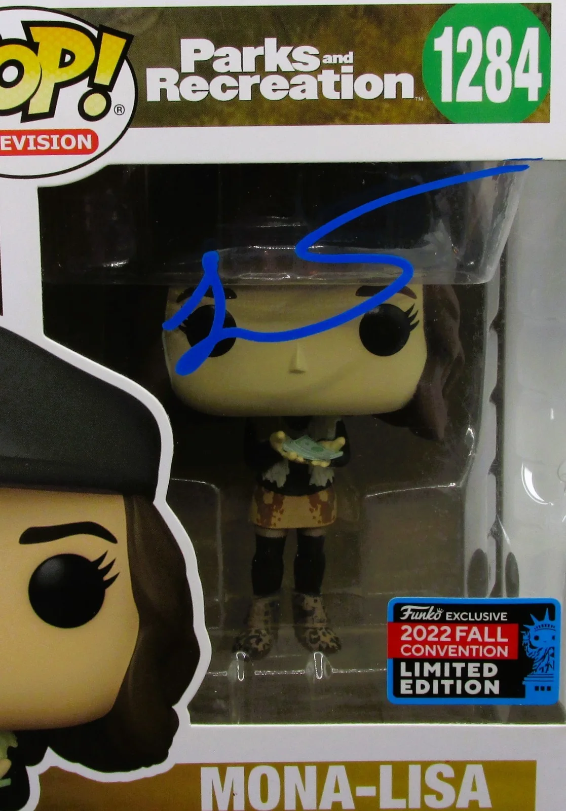 Jenny Slate — Mona-Lisa Saperstein (Jenny Slate) Signed Funko In Case With COA (Parks & Rec), image 2