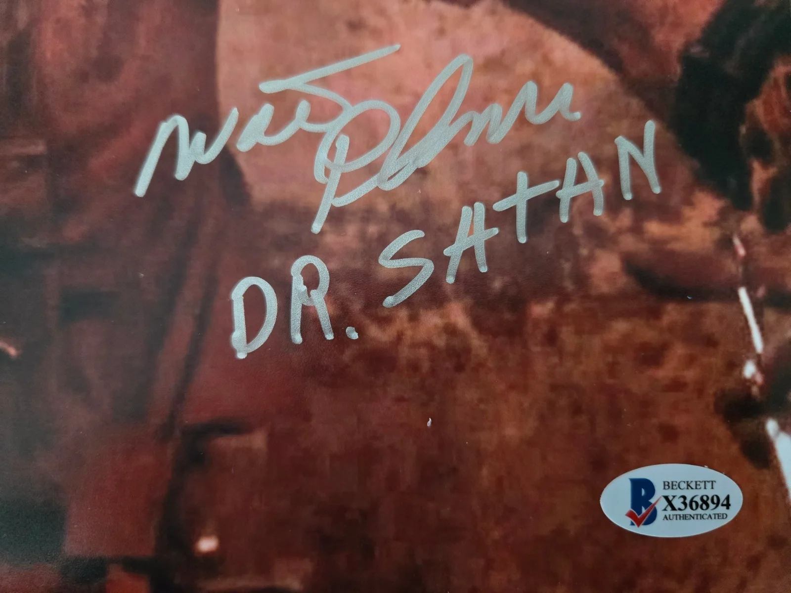 Walter Phelan — Walter Phelan Dr. Satan House of 1000 Corpses Signed Auto 11x14 Beckett Certifie, изображение 2