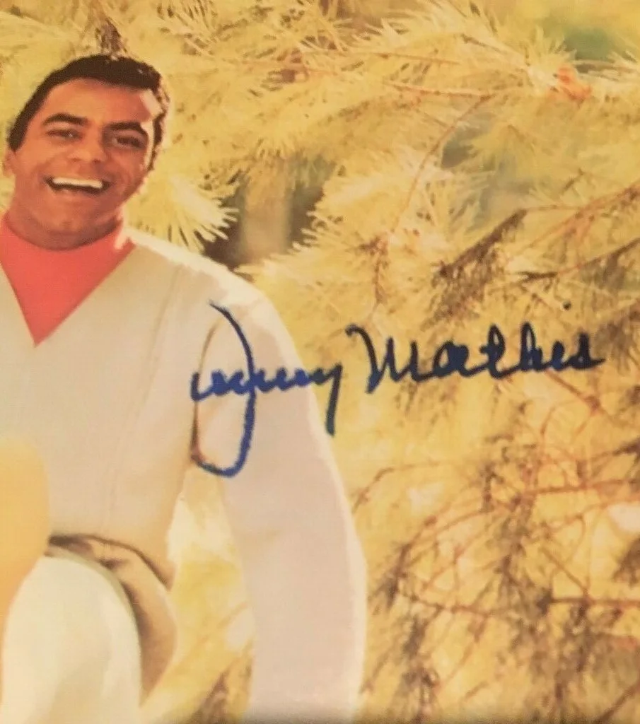 Johnny Mathis signed Love Is Blue Album JSA Certificate, image 2