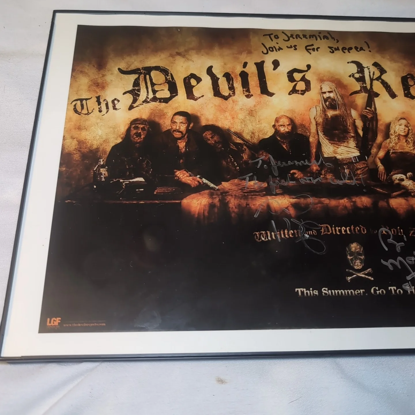 The Devil's Rejects Signed Poster 17"x11" To "Jeremiah", image 2