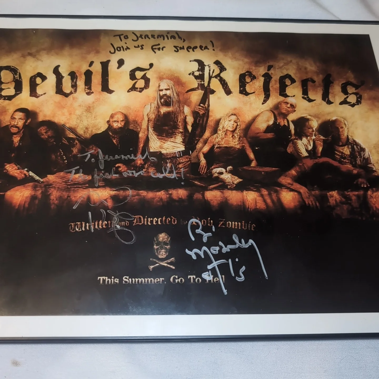 The Devil's Rejects Signed Poster 17"x11" To "Jeremiah", image 3
