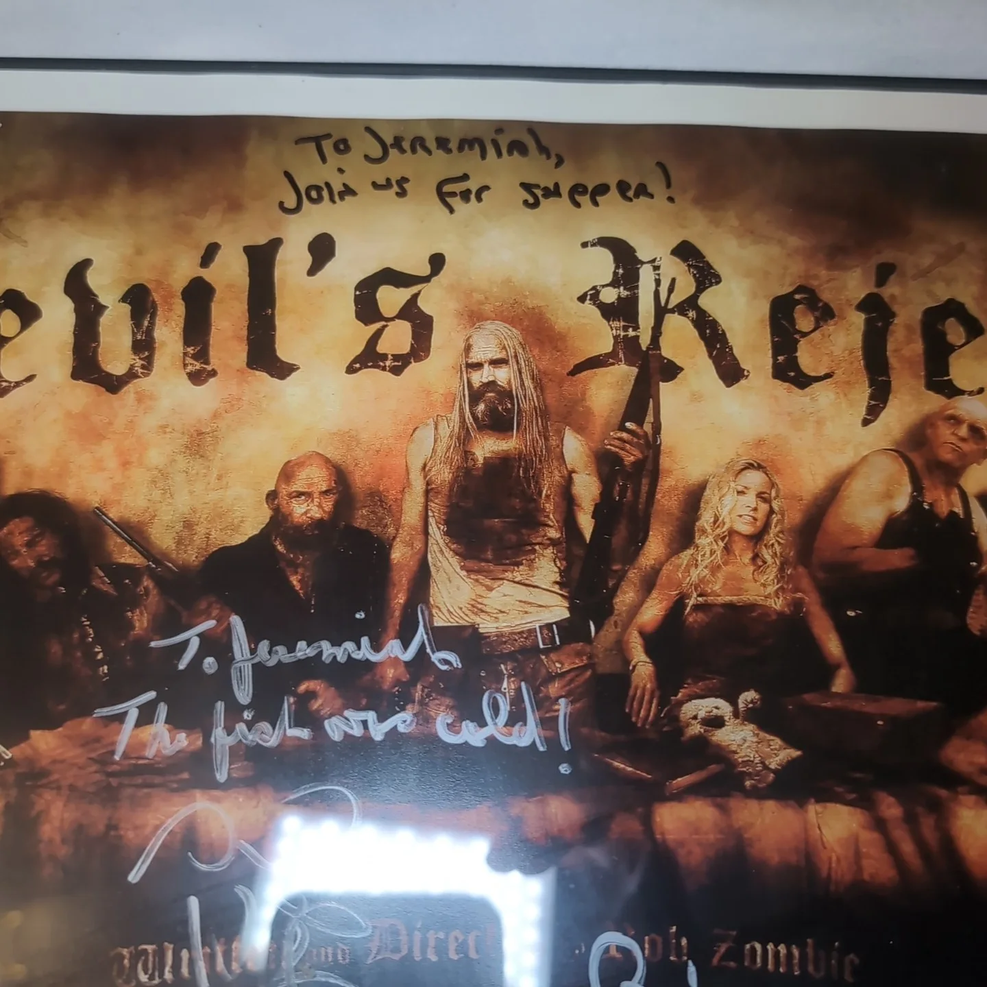 The Devil's Rejects Signed Poster 17"x11" To "Jeremiah", image 5
