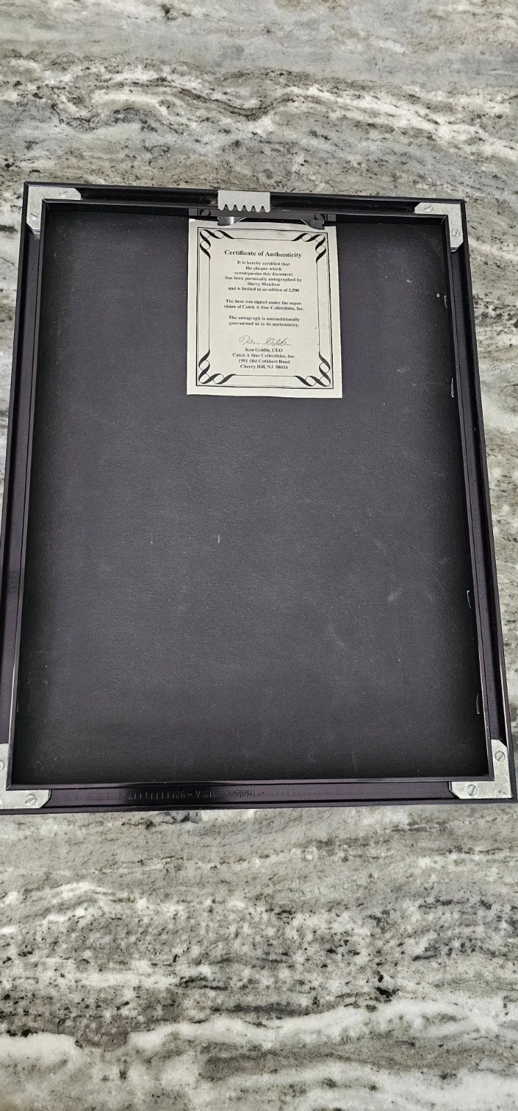 Barry Manilow Autograph Limited Edition Signed Photo /2500 Framed Ken Goldin COA, image 5