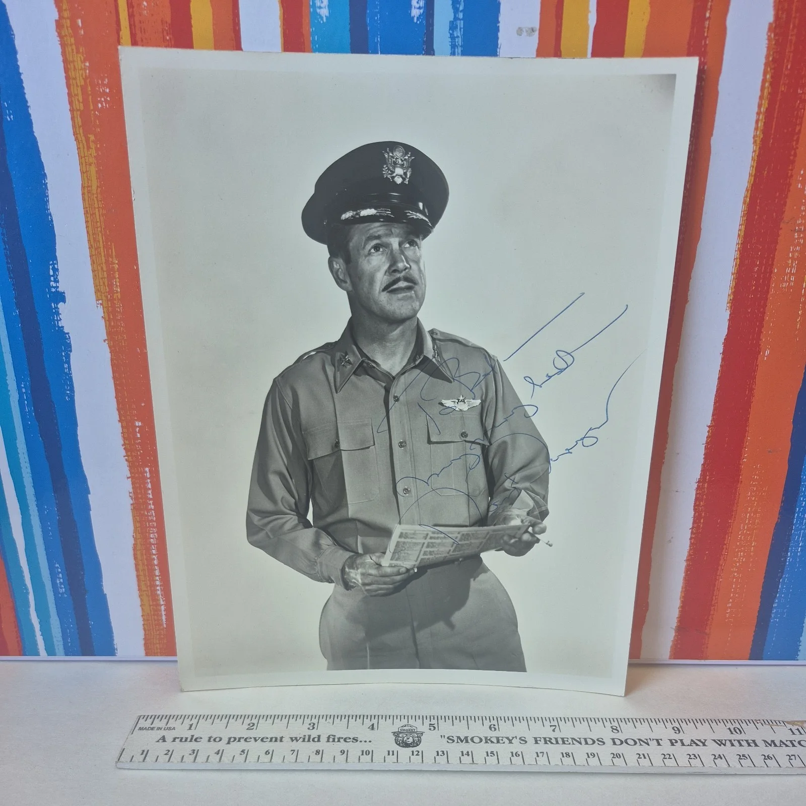 Dan Duryea — DAN DURYEA Autographed Photograph of Sky Commando movie character Col Ed Wyatt, изображение 3