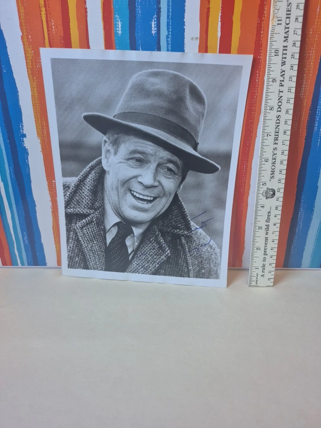 Dan Duryea — DAN DURYEA Autographed Photograph 8"×10" personalized, As "Mr Hopta", image 2