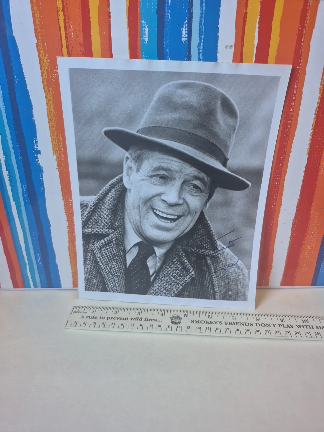 Dan Duryea — DAN DURYEA Autographed Photograph 8"×10" personalized, As "Mr Hopta", image 3