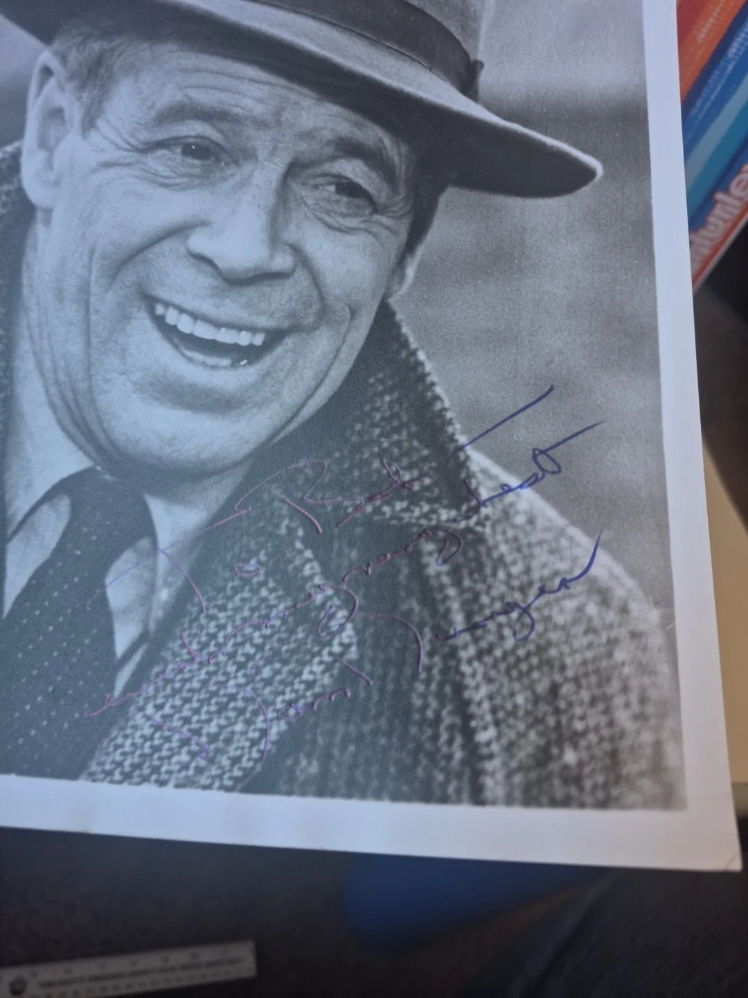 Dan Duryea — DAN DURYEA Autographed Photograph 8"×10" personalized, As "Mr Hopta", image 5