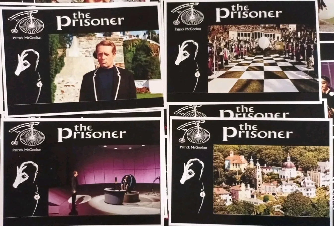 The Prisoner 1969. 12 Unoffical Matt Finsh 7x5ins Lobby Cards.New, изображение 4