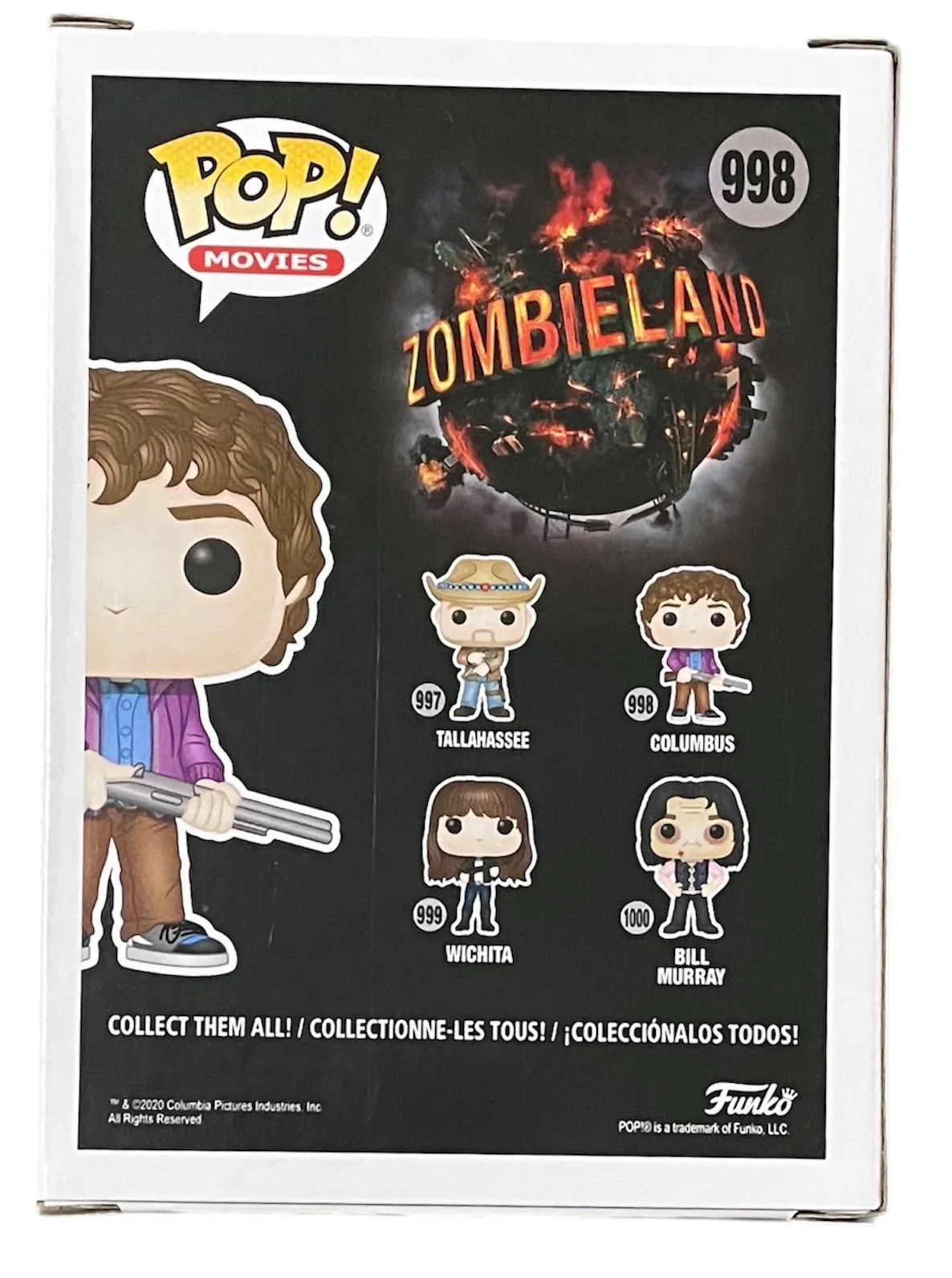 Jesse Eisenberg Signed Autographed Zombieland Columbus Funko Pop 998 ACOA, image 3