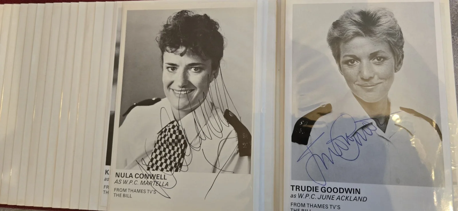 The Bill TV Show Cast Signed Autograph Photo Collection British Police Drama, изображение 5