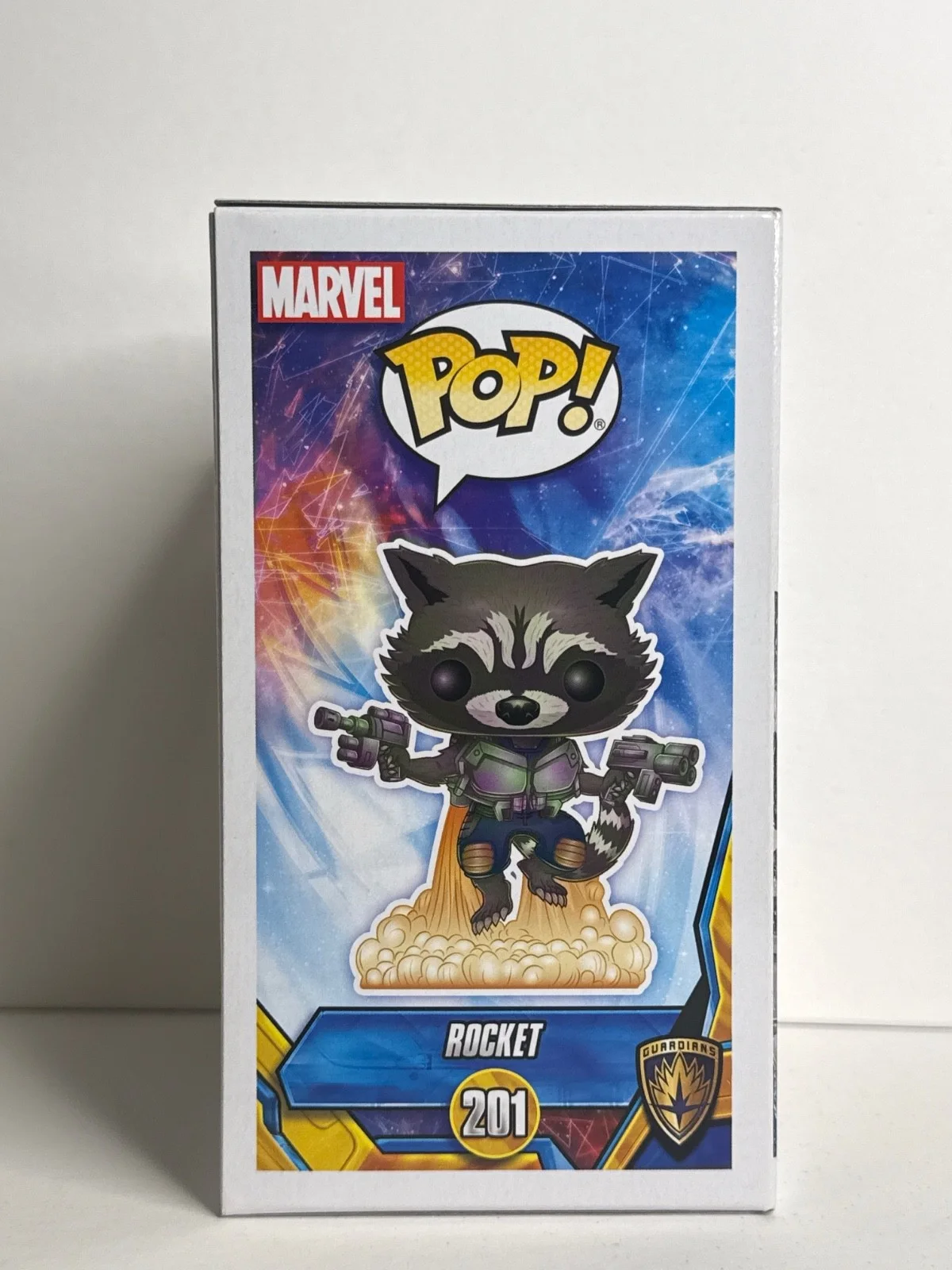 Sean Gunn — Sean Gunn Signed Rocket Guardians Of The Galaxy Funko #201 PSA AQ69225, изображение 4