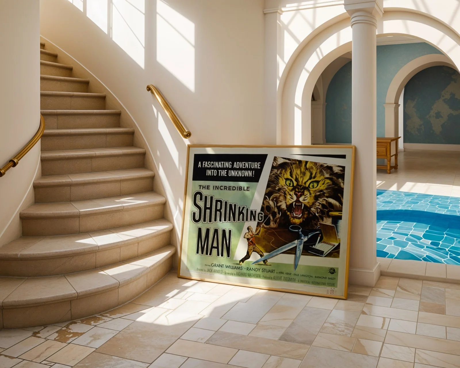 The Incredible Shrinking Man - 1957 Sci-Fi Restored 28" x 22" US Half Sheet, image 4