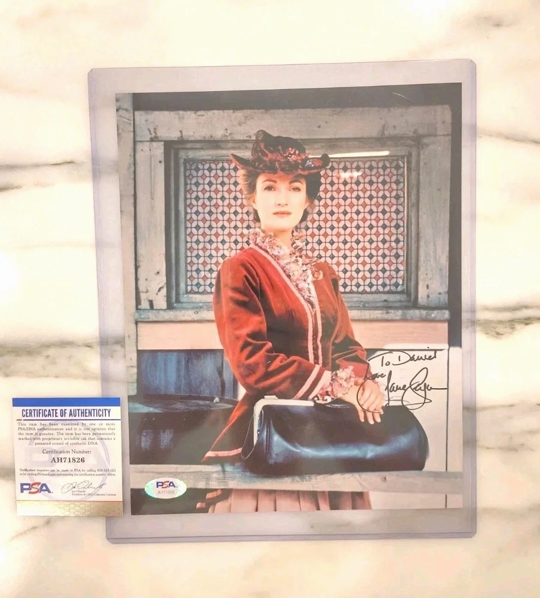 Jane Seymour — Jane Seymour Signed 8x10 Photo PSA DNA Autograph Dr. Quinn James Bond Girl