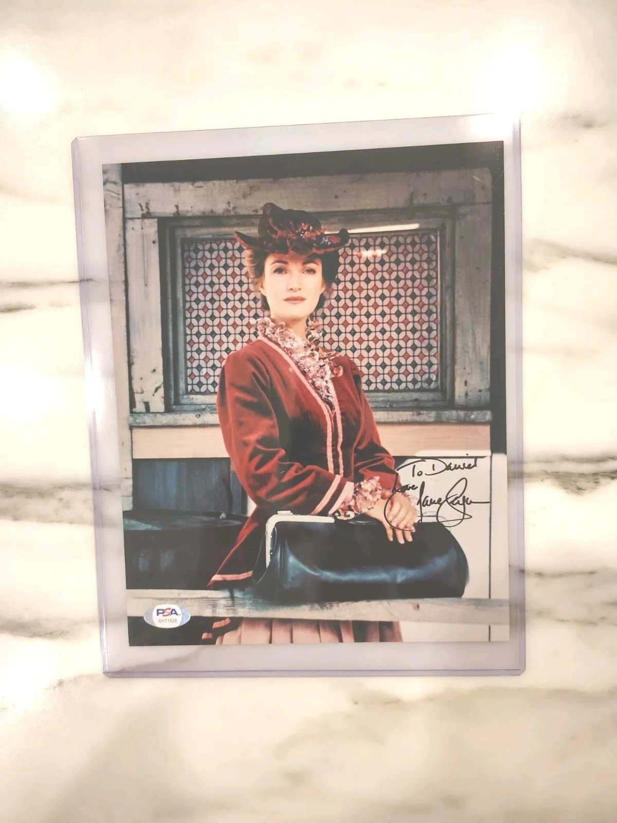 Jane Seymour — Jane Seymour Signed 8x10 Photo PSA DNA Autograph Dr. Quinn James Bond Girl, изображение 4
