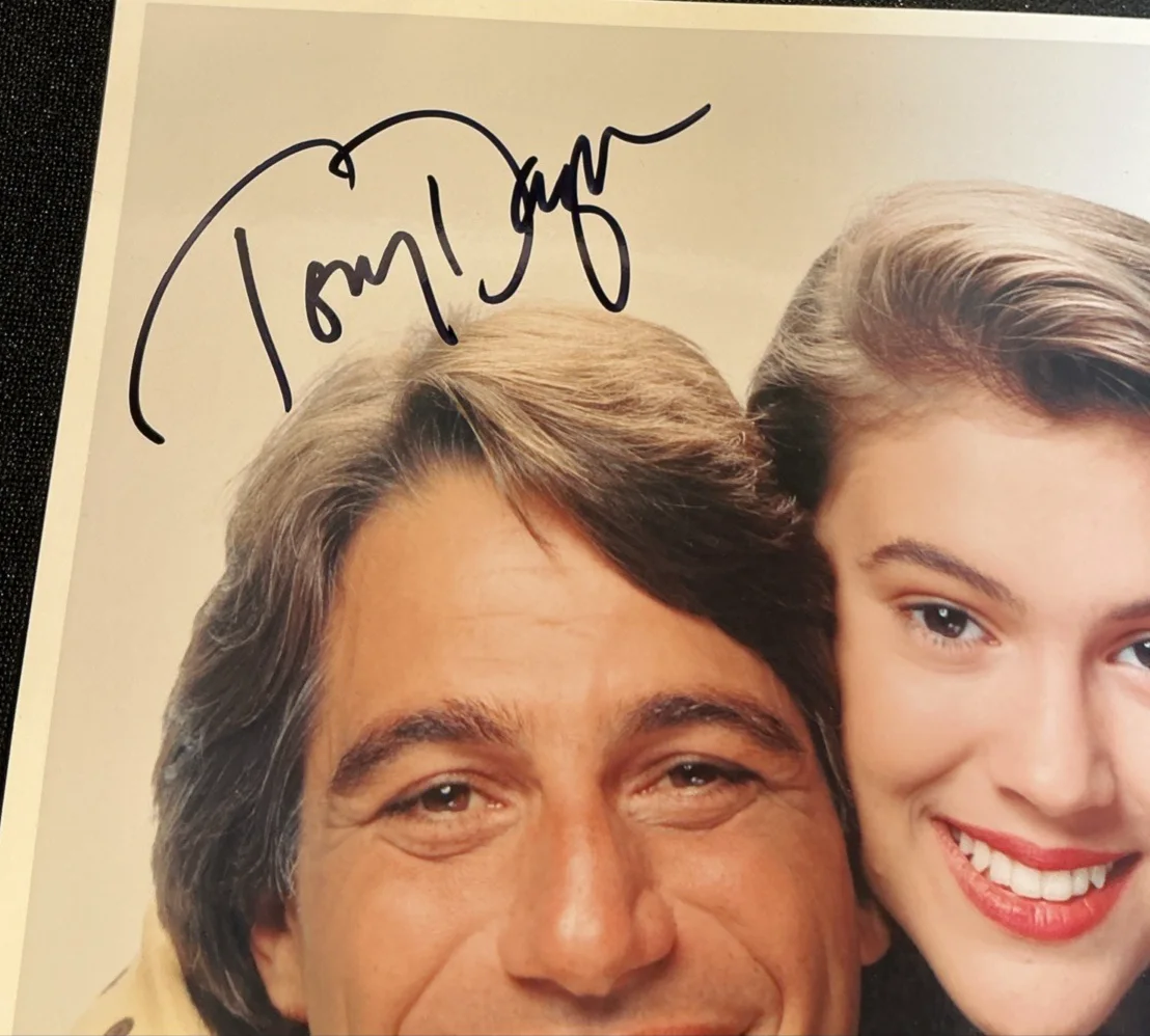 Tony Danza Alyssa Milano Signed Who's the Boss Autograph 8"X10" Photo JSA, image 4